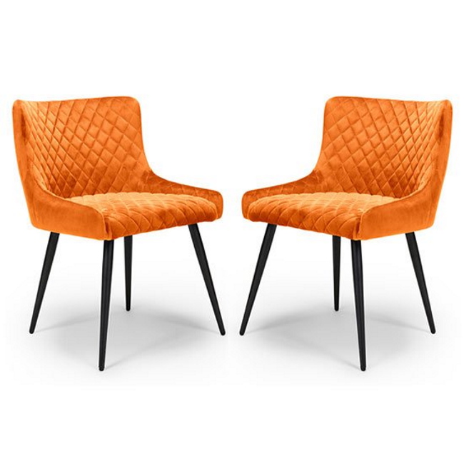 malmo-burnt-orange-velvet-fabric-dining-chair-pair